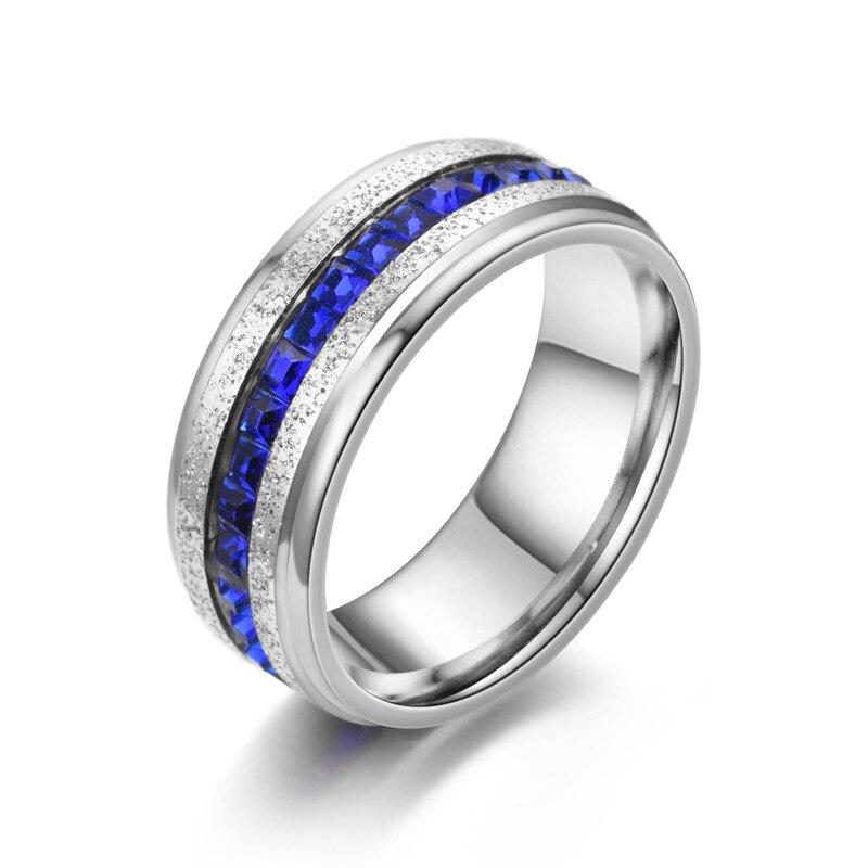 Titanium Stainless Steel 4 Color Rotating Chain Ring