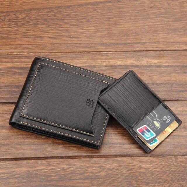 Leather Vintage Trifold Casual Wallet