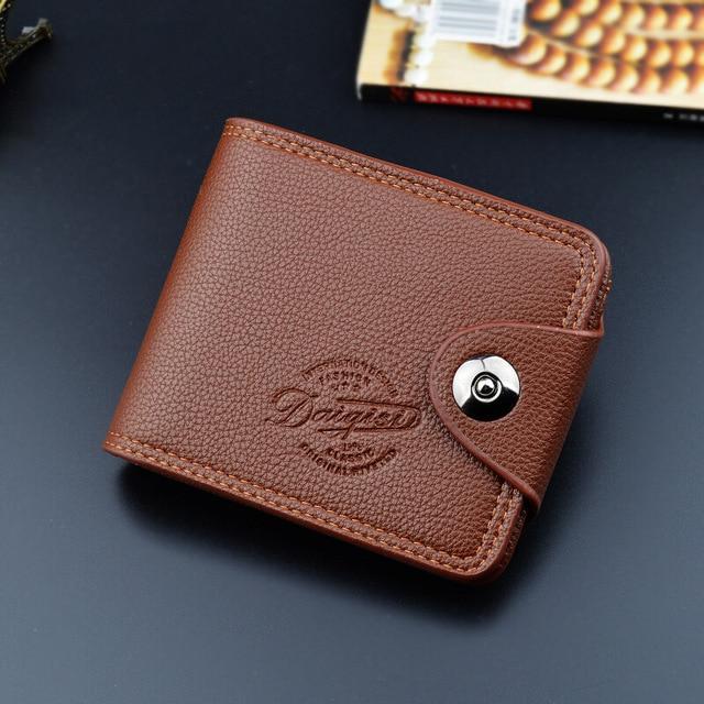 Leather Vintage Trifold Casual Wallet