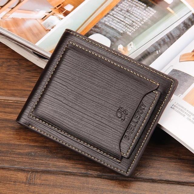 Leather Vintage Trifold Casual Wallet
