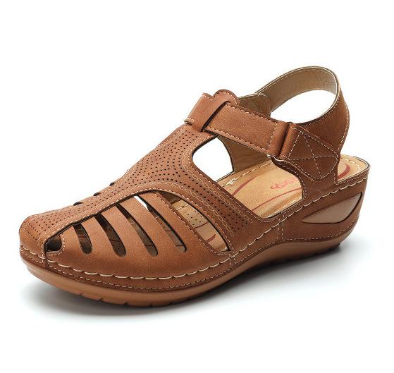 Buckle Casual Basic Covered Up Sandals
