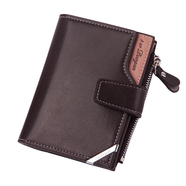 Vintage Leather Multi-Card Holder Wallet