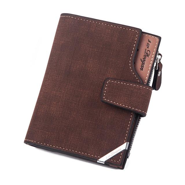 Vintage Leather Multi-Card Holder Wallet