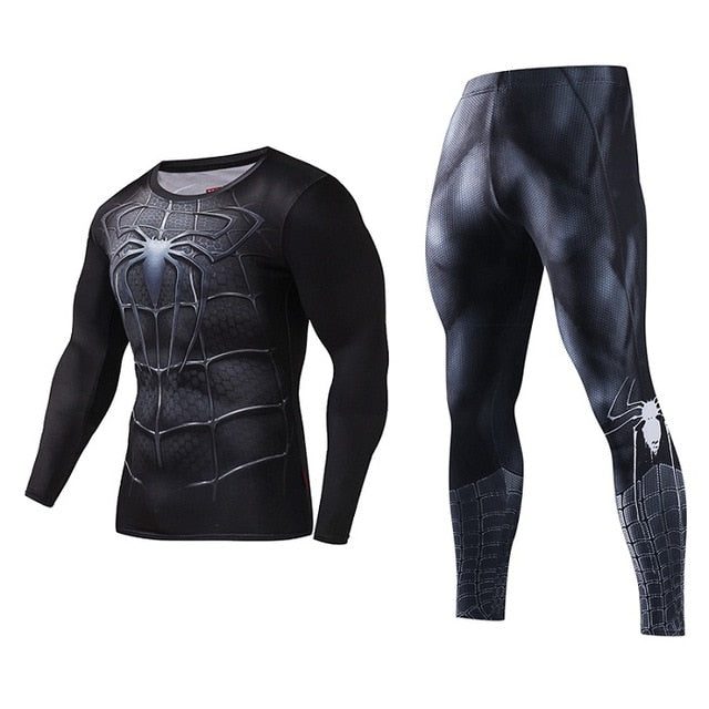 Men's Compression GYM training Suits