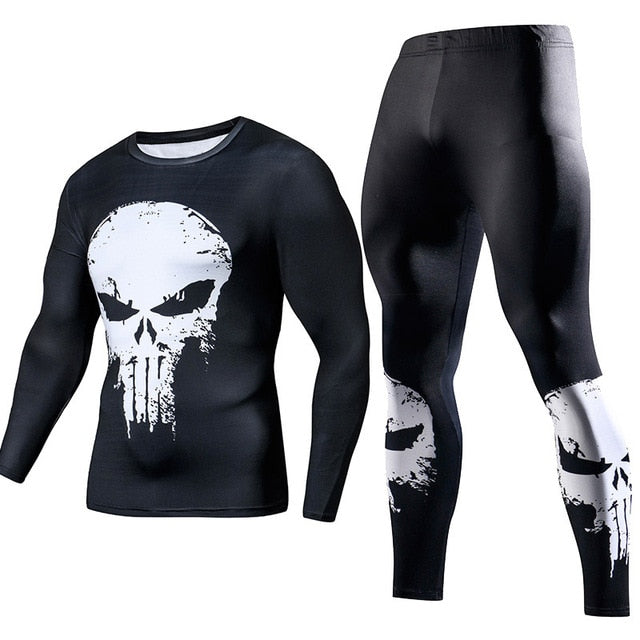 Men's Compression GYM training Suits