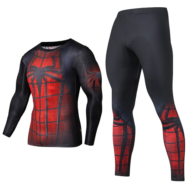 Men's Compression GYM training Suits