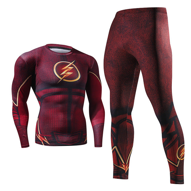 Men's Compression GYM training Suits