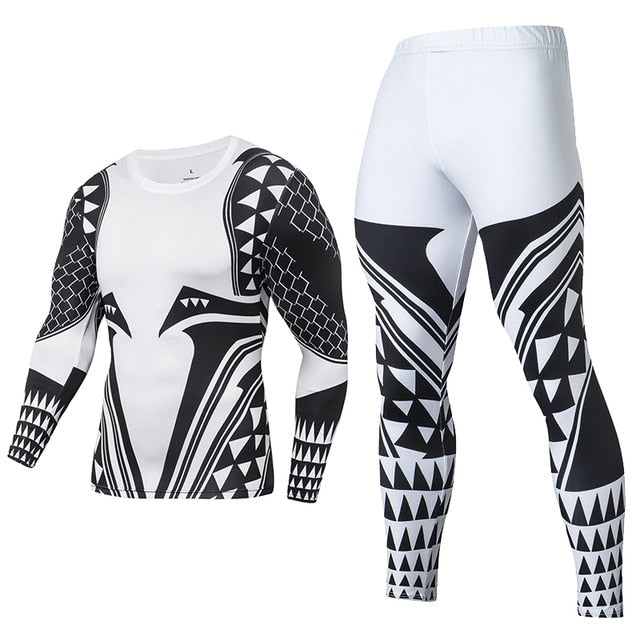 Men's Compression GYM training Suits