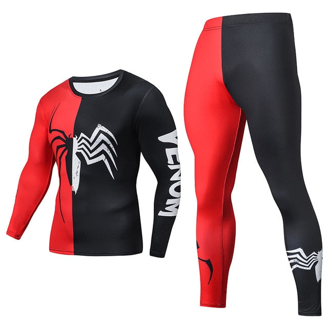 Men's Compression GYM training Suits
