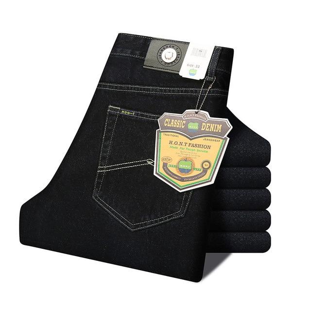 Classic Straight Stretch Slim Fit Jeans