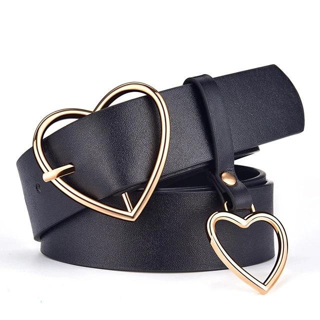 Genuine Leather New Punk style Pin Buckle Belt