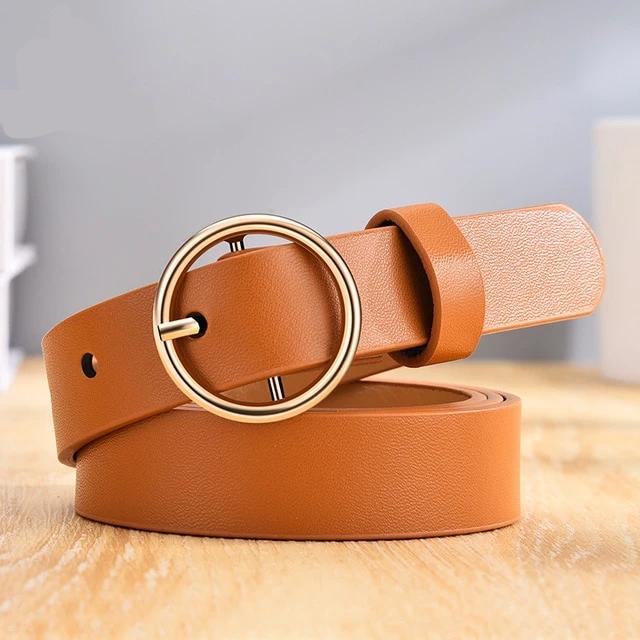 Genuine Leather New Punk style Pin Buckle Belt