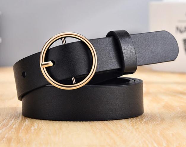 Genuine Leather New Punk style Pin Buckle Belt