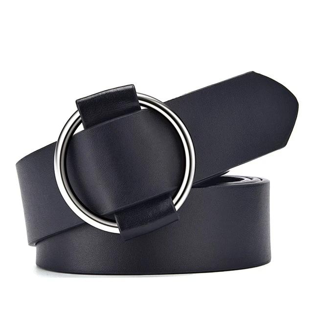Genuine Leather New Punk style Pin Buckle Belt