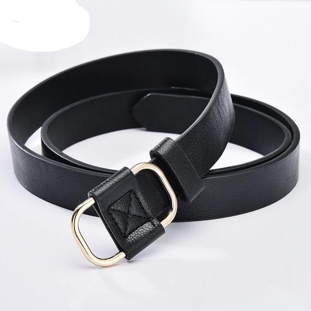 Genuine Leather New Punk style Pin Buckle Belt