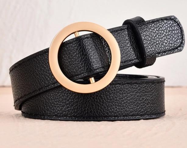 Genuine Leather New Punk style Pin Buckle Belt