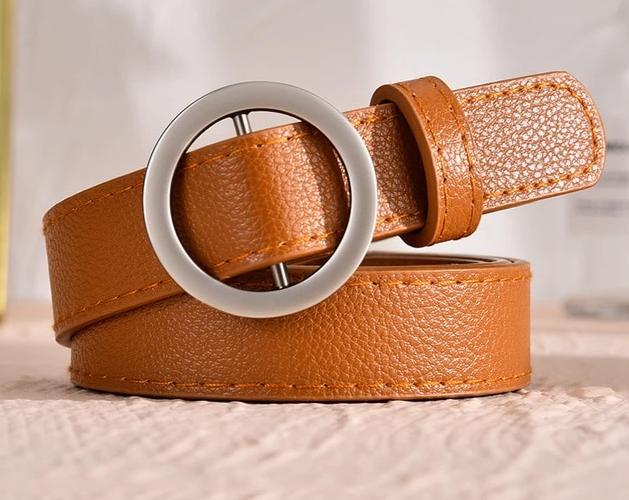 Genuine Leather New Punk style Pin Buckle Belt