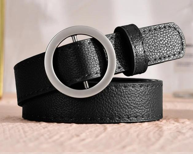Genuine Leather New Punk style Pin Buckle Belt