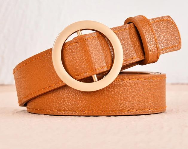 Genuine Leather New Punk style Pin Buckle Belt