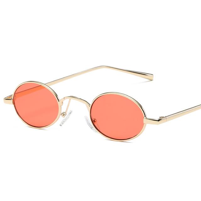 Classic Round Alloy Frame Sunglasses