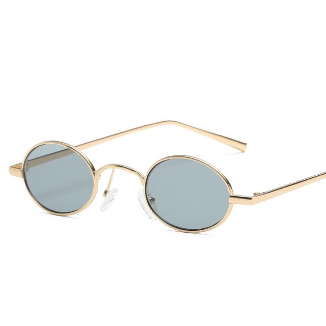 Classic Round Alloy Frame Sunglasses