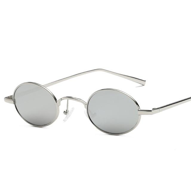 Classic Round Alloy Frame Sunglasses