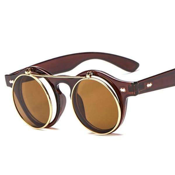 Classic Round Alloy Frame Sunglasses