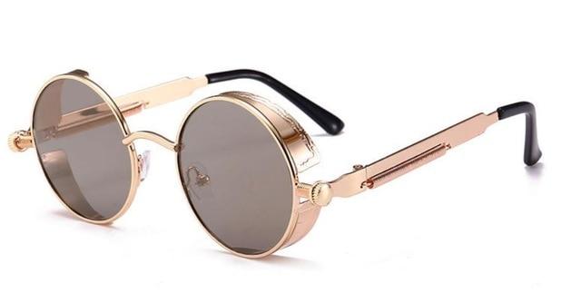 Classic Round Alloy Frame Sunglasses