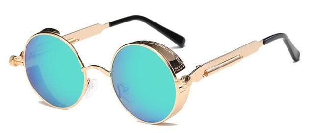 Classic Round Alloy Frame Sunglasses