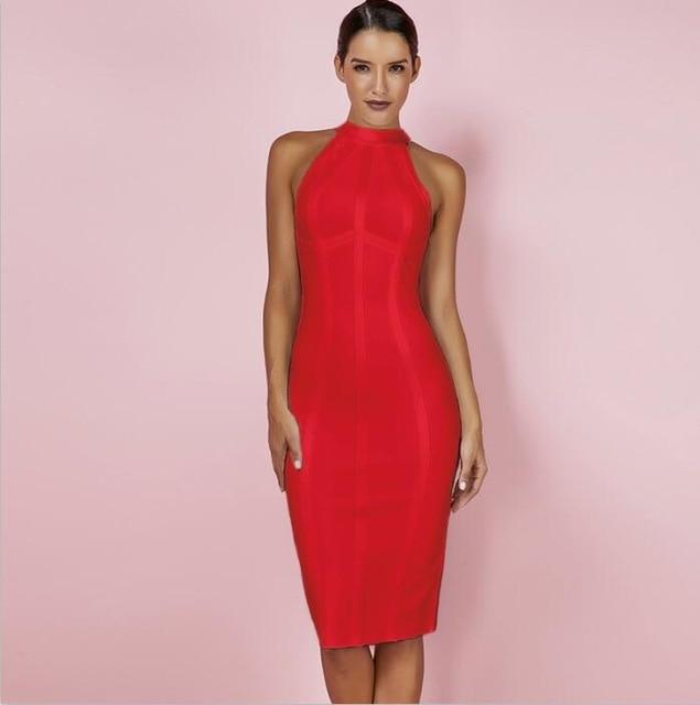 Sleeveless Bodycon Bandage Dress