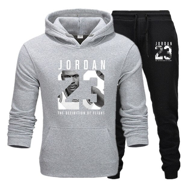 Hoodie + Sweat Pants Casual Suit Set