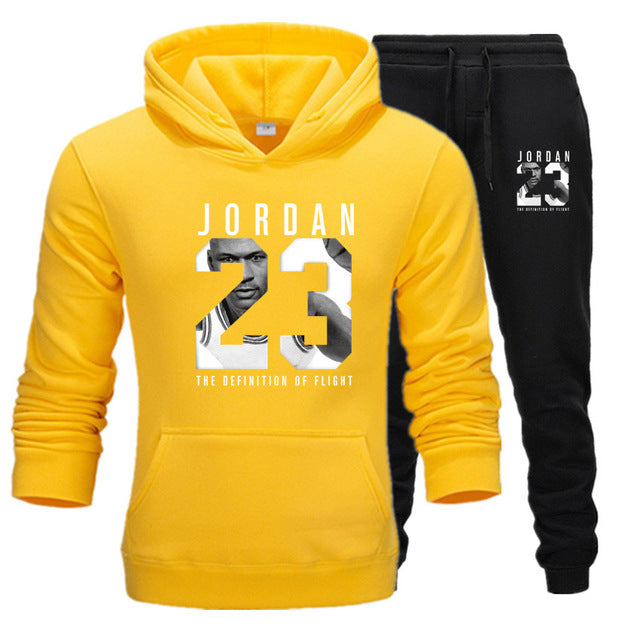 Hoodie + Sweat Pants Casual Suit Set