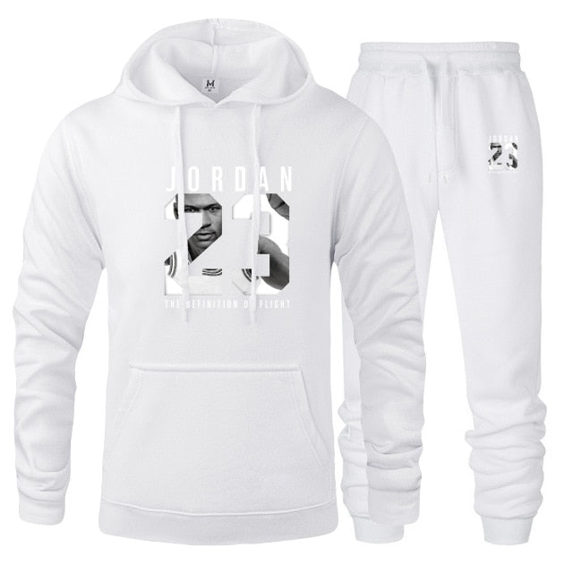 Hoodie + Sweat Pants Casual Suit Set