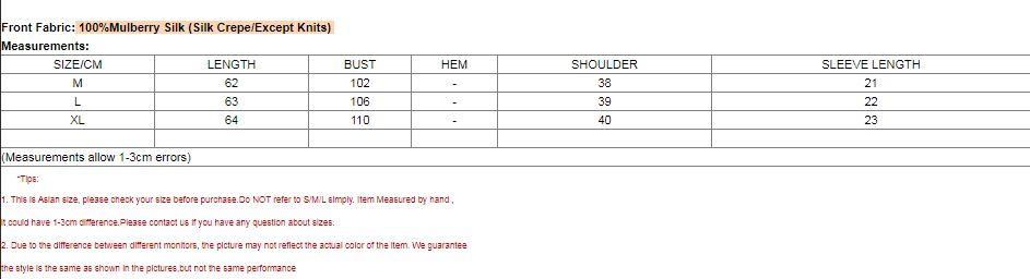 SILK CREPE Letter Print Short Sleeved Casual Knit O neck T shirt