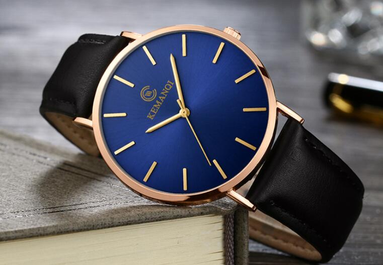 Ultra-thin Casual Fashion Leather Band Casual Watch