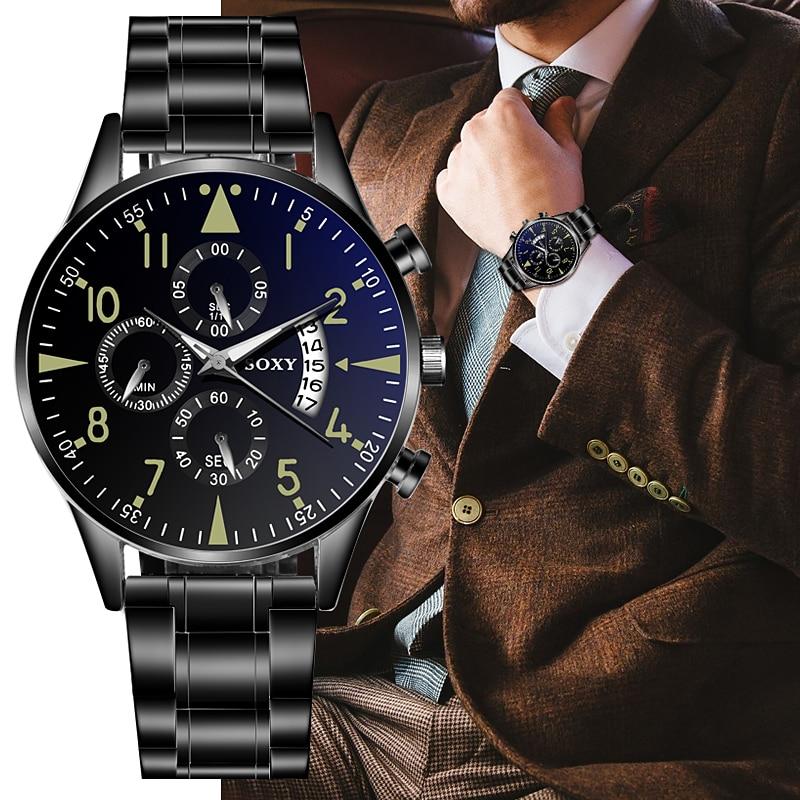 Men's Classic Calendar Steel Watch