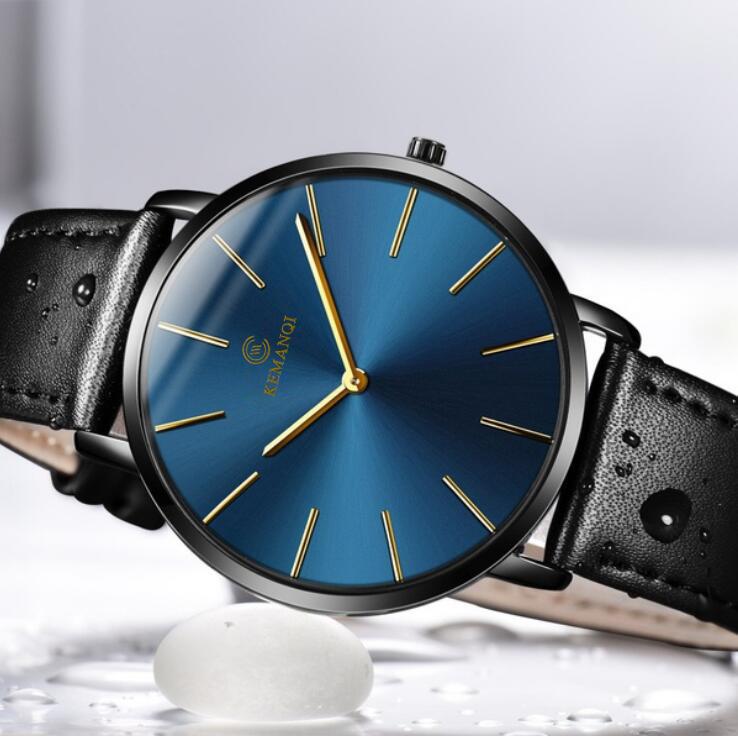 Ultra-thin Casual Fashion Leather Band Casual Watch