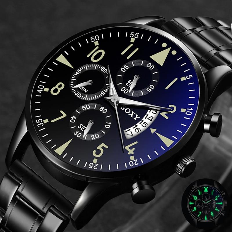 Men's Classic Calendar Steel Watch - Stylesma