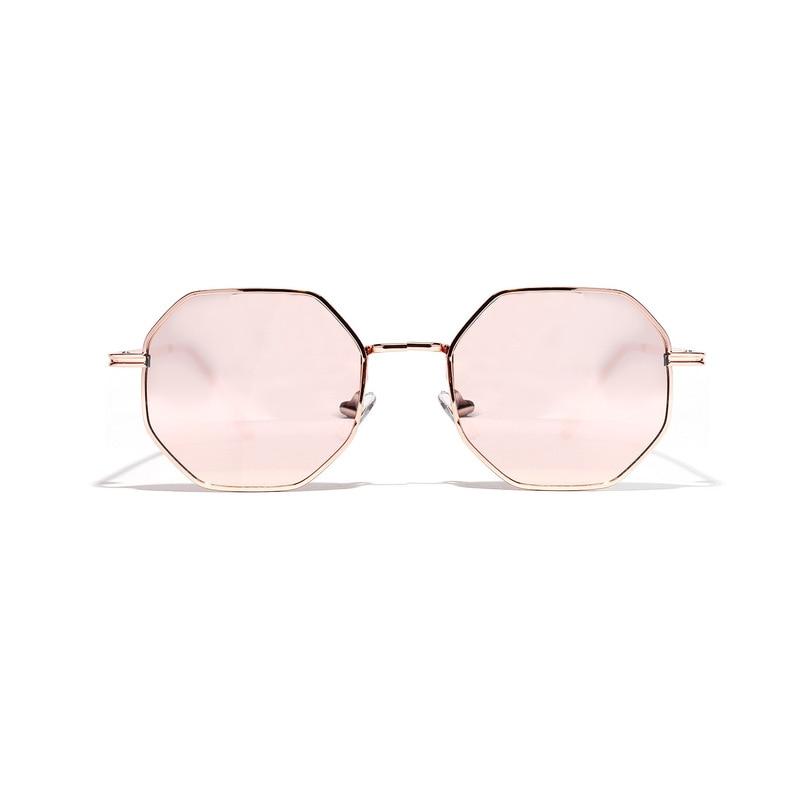 Retro Polygon Round Vintage Small frame Mirror Sunglasses