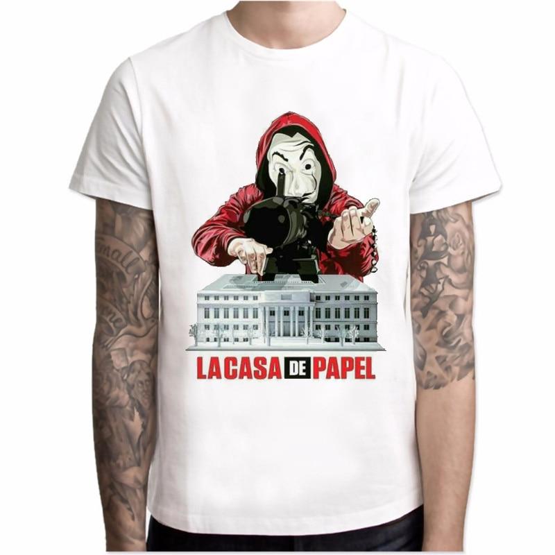 La Casa De Papel Money Heist TV Series Short Sleeve T-Shirt