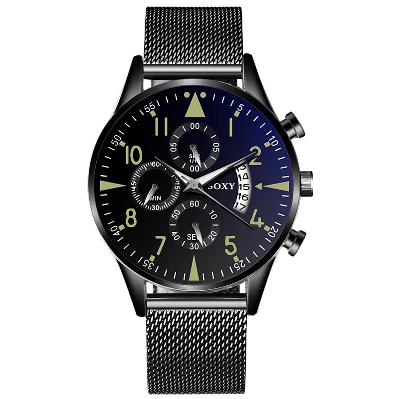 Men's Classic Calendar Steel Watch