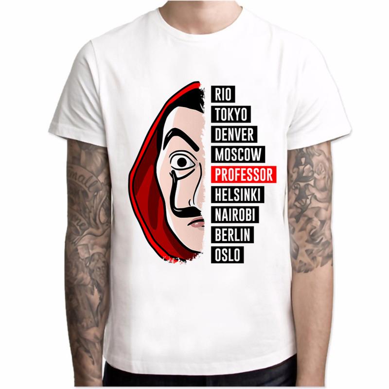 La Casa De Papel Money Heist TV Series Short Sleeve T-Shirt