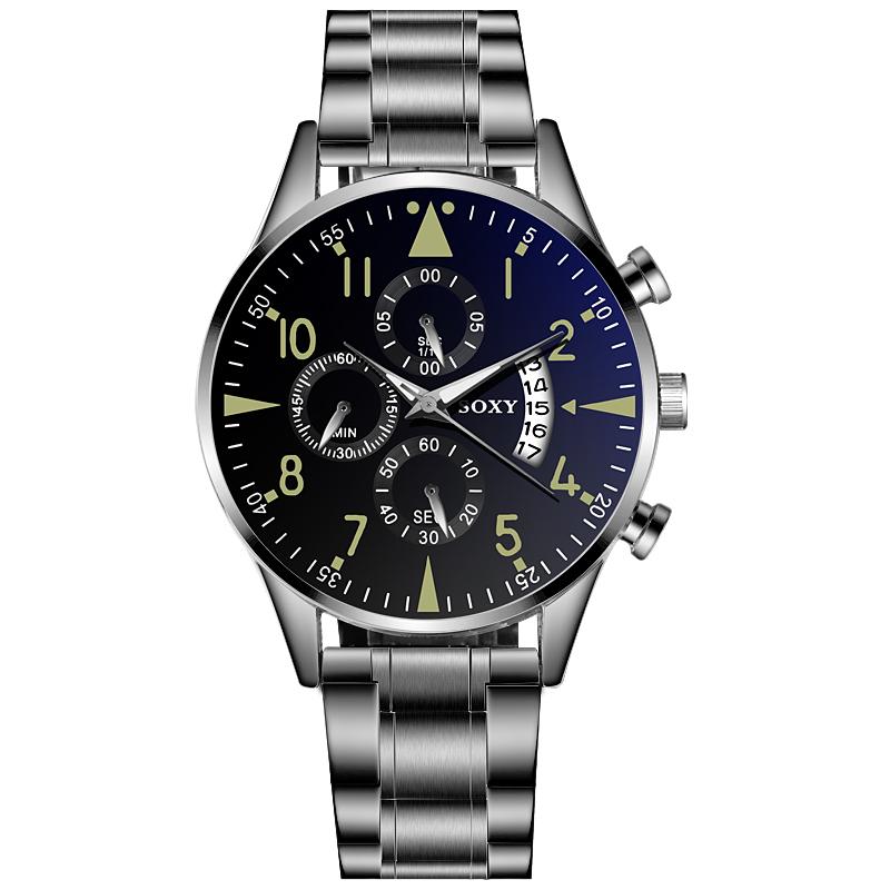 Men's Classic Calendar Steel Watch