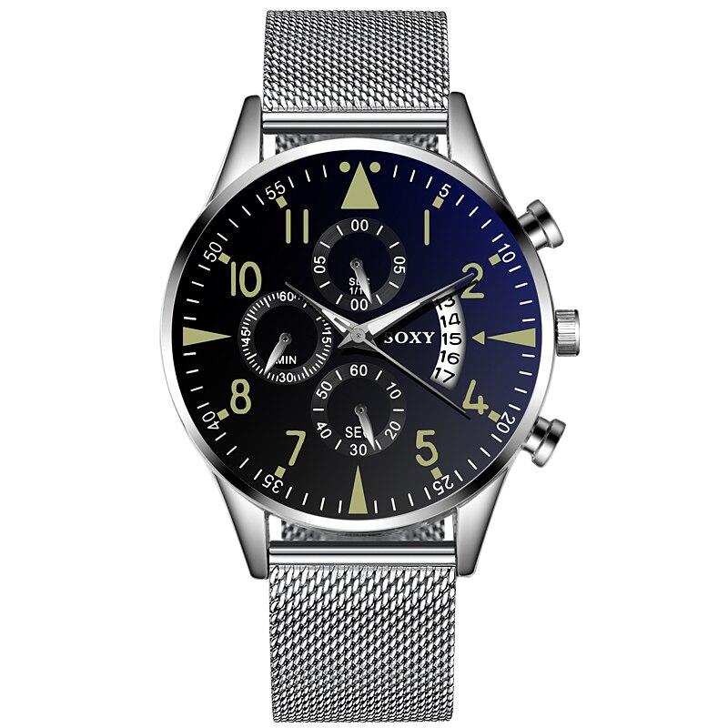 Men's Classic Calendar Steel Watch