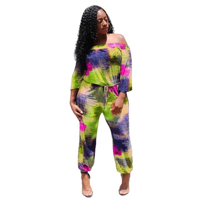 Slash Neck Full Sleeve Casual Jumpsuit
