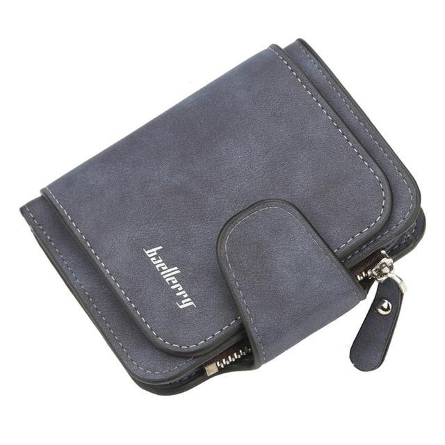 Scrub Leather Solid  Bi-Fold Wallet