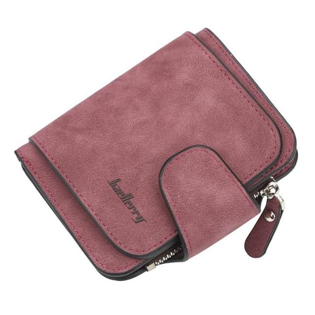 Scrub Leather Solid  Bi-Fold Wallet