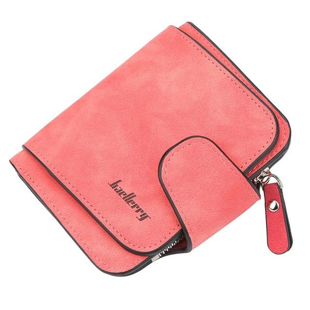 Scrub Leather Solid  Bi-Fold Wallet