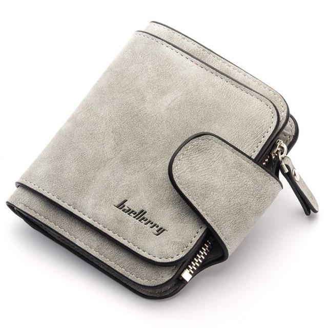 Scrub Leather Solid  Bi-Fold Wallet