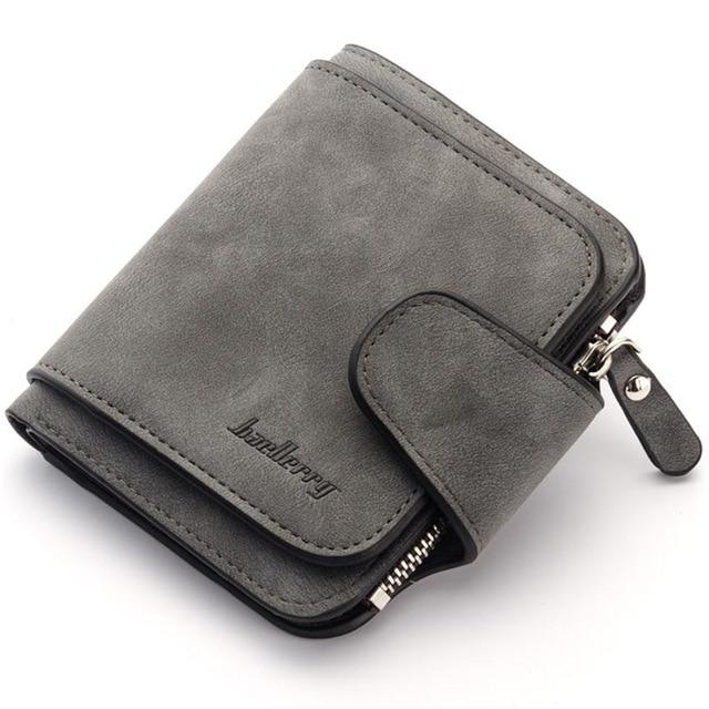 Scrub Leather Solid  Bi-Fold Wallet